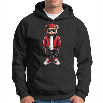 Hip Hop Teddy Bear Rap Music Hoodie - Thegiftio UK