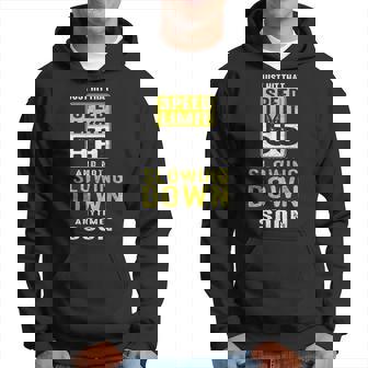 Hit That Speed Limit Sign 55 Not Slowing Down 55Th Birthday Hoodie - Seseable