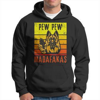 Hombreintage Pew Madafakas Perro Papá Lindo Perro Pastor Alemán Regalo Sudadera - Regaloses