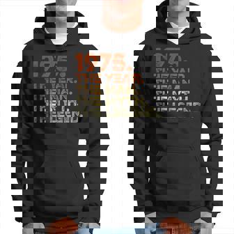 Homme Cadeau D'anniversaire Spécialintage 1975 Year Man Myth Legend Sweat à capuche - Cadeauxyz