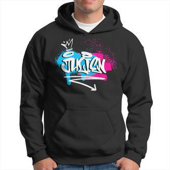Homme Garçons Idée Cadeau Drôle Humour Prénom Pour Julien Sweat à capuche - Cadeauxyz