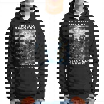 Human By Day Sigma By Night Lover Alpha Wolf Meme Hoodie | Seseable UK