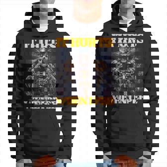 It Hurts When I Pee Hard Skeleton Meme Hoodie - Thegiftio UK