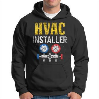 Hvac Installer Profession Tech Technician Hvac Hoodie - Thegiftio UK