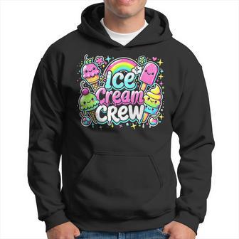 Ice Cream Cone Ice Cream Crew Hoodie - Thegiftio UK