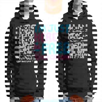 Ice Cream I'm Just Here For The Free Ice Cream Hoodie - Thegiftio UK