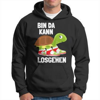 Ich Bin Da Kann Losgehen Schildkröte Sneakers Zu Lät Kommen Kapuzenpullover - Geschenkecke