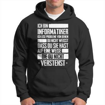 Ich Bin Informatiker Nerd Programmer Slogan Kapuzenpullover - Geschenkecke