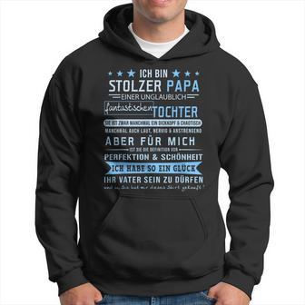 Ich Bin Stolzer Papaater Tochter Eltern Geschenk Ich Bin Kapuzenpullover - Geschenkecke