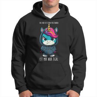 Ich Habe Das Schonerstanden Ist Mir Nur Egal Unicorn Kapuzenpullover - Geschenkecke