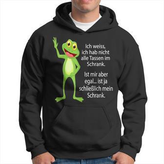 Ich Habe Nicht Alle Masse Im Schrank Frosch Ich Habe Nicht Alle Tassen Kapuzenpullover - Geschenkecke