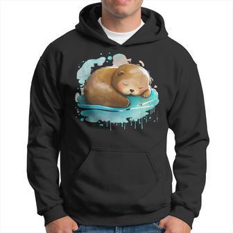 Ich Mag Halt Otter Seeotter Kinder Damen Herren Kapuzenpullover - Geschenkecke