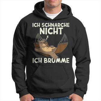 Ich Schnarche Nicht Ich Brumme Sleep Pyjamas Sleep Kapuzenpullover - Geschenkecke