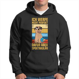 Ich Werfe Nicht Perfekt Boulespieler Petanque Boule Kapuzenpullover - Geschenkecke