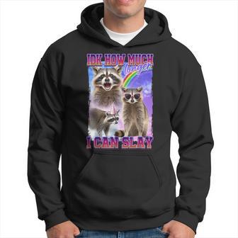 Idk How Much Longer I Can Slay Raccoon Hoodie - Thegiftio UK