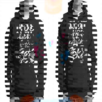 I'm Here Just For The Sex Gender Reveal Baby Announcement Hoodie - Seseable