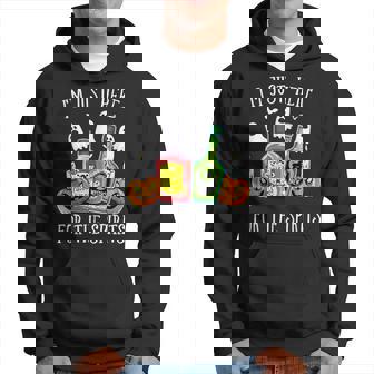 I'm Just Here For The Spirits Bar Pub Bartender Halloween Hoodie - Monsterry