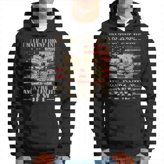 I'm Only One Drink-Away From The Devil-Western-Drink-Whiskey Hoodie | Mazezy