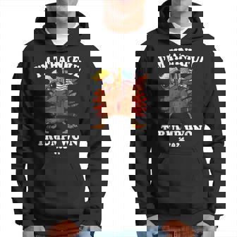 I'm Thankful Trump Won Thanksgiving Trump Autumn Turkey 2024 Hoodie | Mazezy