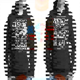 I'm Voting For The Outlaw And The Hillbilly 2024 Us Flag Hoodie | Mazezy