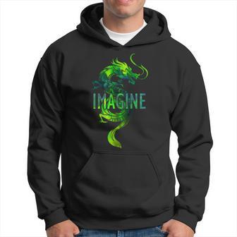 Imagine Fantasy Dragon Tattoo Style Kapuzenpullover - Geschenkecke