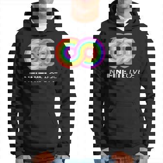 Infinite Love Lgbt Pride Month Lesbian Gays Hoodie - Monsterry