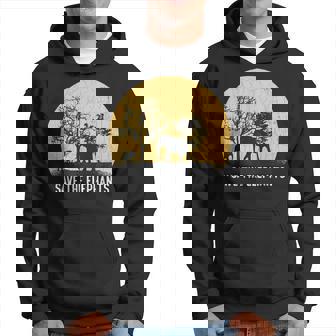 Inscription Save The Elephants Amusante En Anglais Save The Elephants Sweat à capuche - Cadeauxyz
