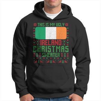 Ireland Ugly Christmas Sweater Ireland Flag For Irish Hoodie - Thegiftio UK