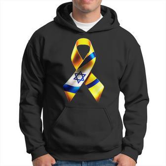 Israel Flag Yellow Ribbon Bring Them Home Now Hoodie - Thegiftio UK