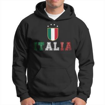 Italia Pride Italian Roots Themed Italy Flag Theme Hoodie - Thegiftio UK