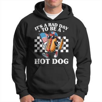 It’S A Bad Day To Be A Hotdog Hot Dog 4Th Of July Hoodie - Monsterry AU