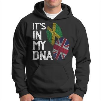 It's In My Dna British Jamaican Jamaica Great Britain Hoodie - Thegiftio UK