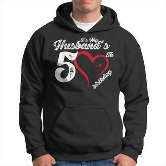 It's My Husband's 50Th Birthday Vintage 50Th Birthday Hoodie - Thegiftio UK