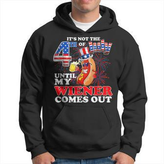 Its Not 4Th Of July Until My Weiner Comes Out Hoodie - Monsterry