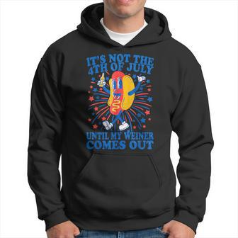 It's Not The 4Th Of July Until My Weiner Comes Out Hoodie - Monsterry UK