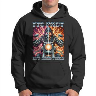 It's Past My Bedtime Skeleton Meme Sigma Cringe Ironic Hoodie - Thegiftio UK