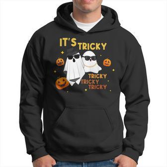 It's Tricky Tricky Tricky Ghost Boo Halloween Hoodie | Mazezy