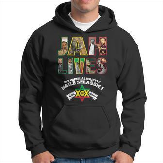 Jah Lives Ras Tafari Him Haile Selassie Hoodie - Thegiftio UK