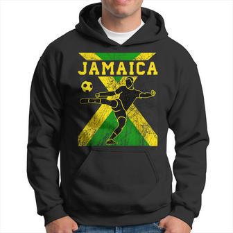 Jamaica Football Apparel Jamaican National Reggae Boys Mens Hoodie - Thegiftio UK