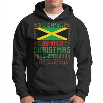 Jamaica Ugly Christmas Sweater Jamaica Flag For Jamaican Hoodie - Thegiftio UK