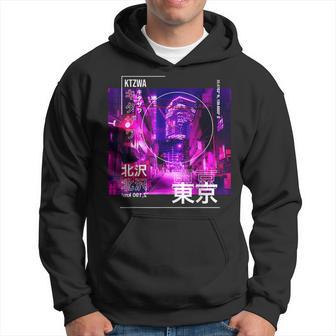 Japanese Streetwear Y2k Retro Vibes Vintage Tokyo Cyberpunk Hoodie - Thegiftio UK