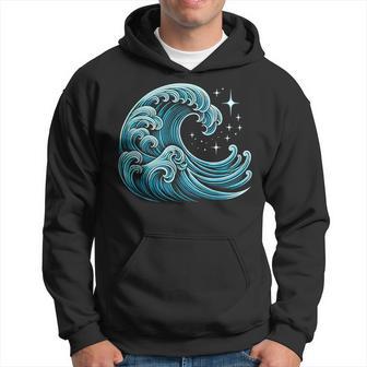 Japanese Wave Japan Water Beach Ocean Hoodie | Seseable UK