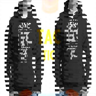 Je Suis Tac Je Cherche Tic Déguisement Duo Tic Et Tac Sweat à capuche - Cadeauxyz