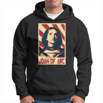 Jeanne D'arc Joan Of Arc Retro France Poster Propaganda Hoodie - Thegiftio UK