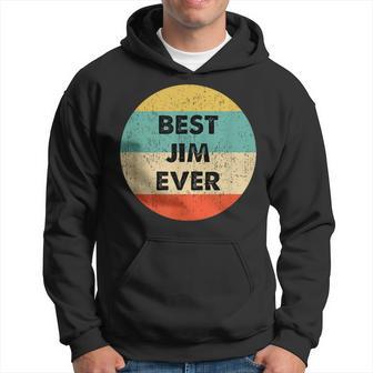 Jim Name Hoodie - Thegiftio UK
