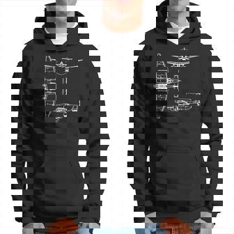 Ju 87 Stuka Ww2 Plane Warbird Diagrama Esquemático Sudadera - Regaloses
