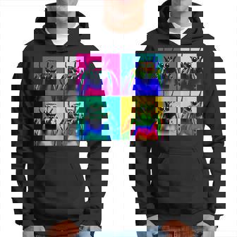 Jumping Spider Jumpingspiders Andy Warhole Style 4 Fields Hoodie - Thegiftio UK