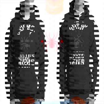 Just A Boy Who Loves Spiders Hoodie - Thegiftio UK