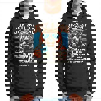 Just A Dad Who Always Came Back With The Milk Fathers Day Hoodie - Thegiftio UK