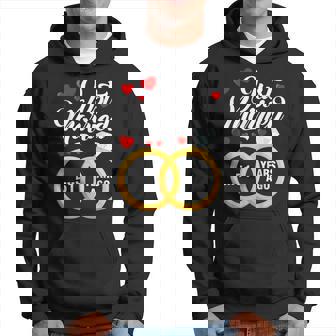 Just Married 51 Years Ago Marriage 51St Wedding Anniversary Hoodie - Thegiftio UK